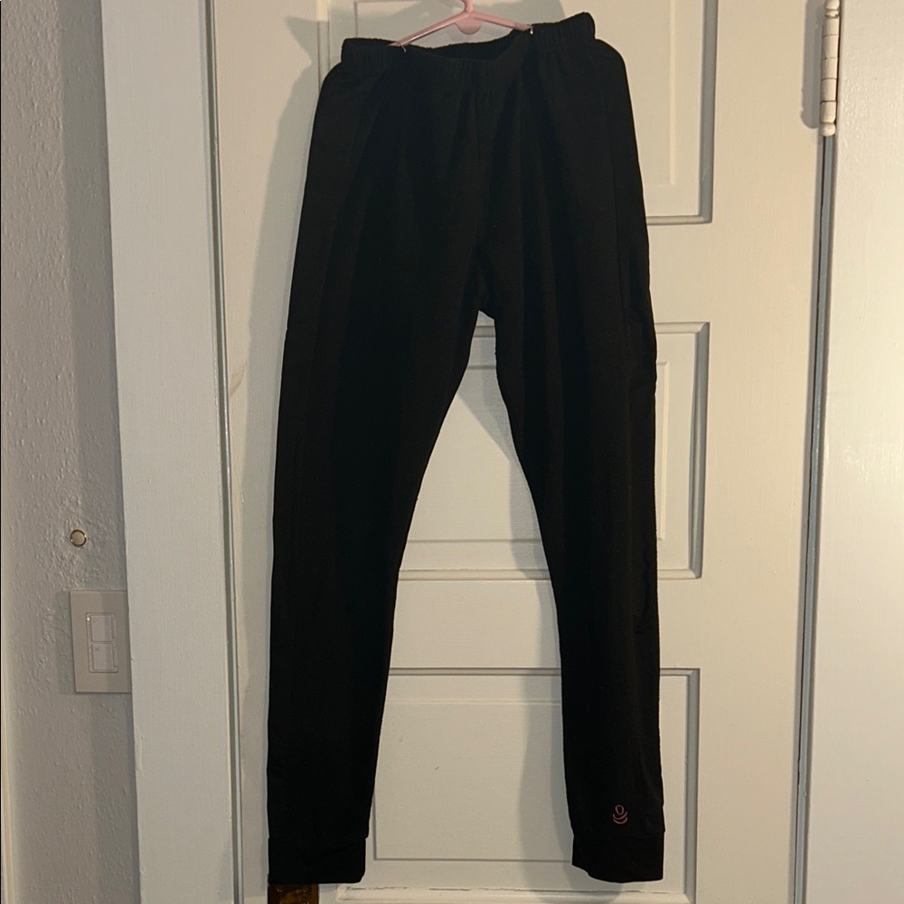 Cuddl Duds Black Kids Sweatpants